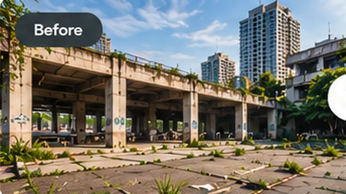 Underutilized property before conversion